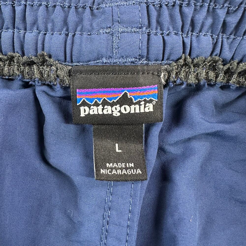 Patagonia Baggies Shorts Mens Large Blue 5" Athletic Hiking Travel Nylon Camp - Picture 3 of 11